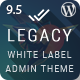 Legacy - White label WordPress Admin Theme - CodeCanyon Item for Sale