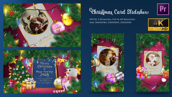 Christmas Card Slideshow - Premiere Pro