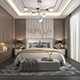 Modern Bedroom Interior Scene 21 - 3DOcean Item for Sale