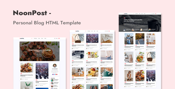 Personal Blog HTML Website Templates | ThemeForest