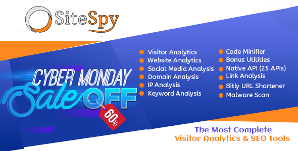 SiteSpy - The Most Complete Visitor Analytics & SEO Tools
