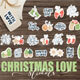 Christmas love stickers SVG - GraphicRiver Item for Sale