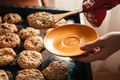 Woman baking homemade cookies to holiday - PhotoDune Item for Sale