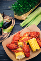 Cooked crayfish with grilled vegetables - PhotoDune Item for Sale