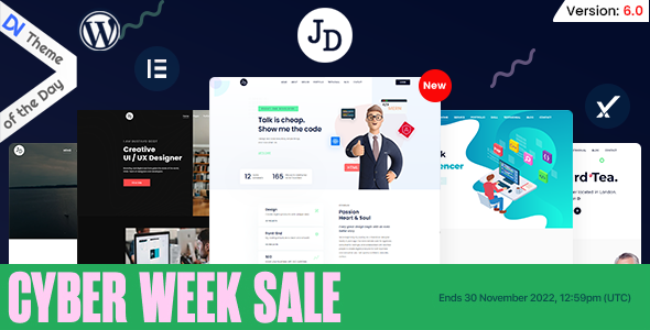 John - Minimal Personal Portfolio WordPress Theme