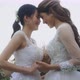Asian Lesbian Married Couple Enjoying Romantic Moments Outside, Slow Motion. - VideoHive Item for Sale