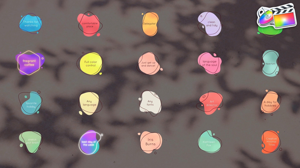 Colorful Titles for FCPX alt