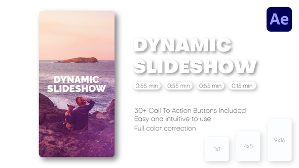 Dynamic Vertical Slideshow - Instagram Reels, TikTok Post, Short Stories