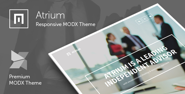Atrium - Finance Consulting Advisor MODX Fred Theme