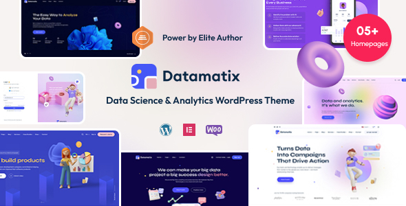 Datamatix – Data Science & Analytics WordPress Theme