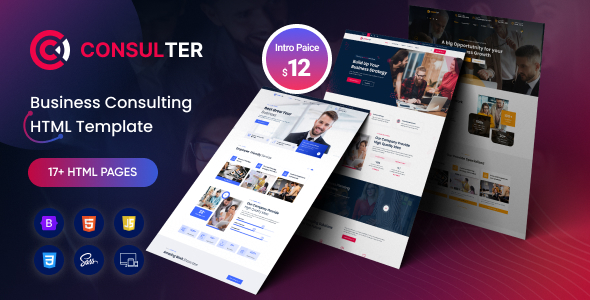 Consulter – Business Consulting HTML Template