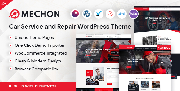 Mechon - Car Service &Amp; Repair Wordpress Theme