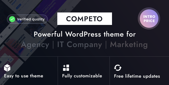Competo - Marketing & Digital agency WordPress theme