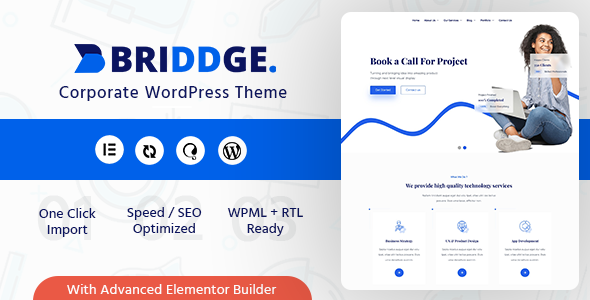 Briddge – Corporate WordPress Theme