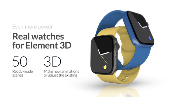 Real Smartwatches for Element 3D