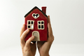 House model in insurance broker's hand - PhotoDune Item for Sale