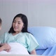Family visit at hospital, drama concept. - VideoHive Item for Sale