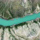 The deepest canyon in the Europe in the valley of the Turquoise river Sulak - VideoHive Item for Sale