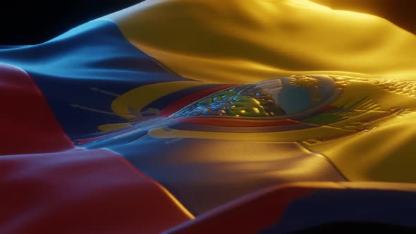 Ecuador - Stylized Flag