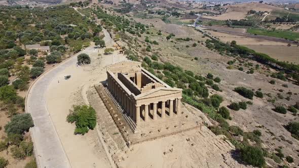 Temple Of Concordia (UNESCO) - Ruins Of Tempio Della Concordia In The Valley of The Temples, Agrigen