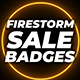 Firestorm Sale Badges - VideoHive Item for Sale