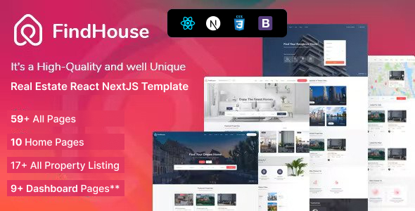 FindHouse - Real Estate React NextJS Template