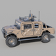 Humvee or High Mobility Multipurpose Wheeled Vehicle 3D Model - 3D print - 3DOcean Item for Sale