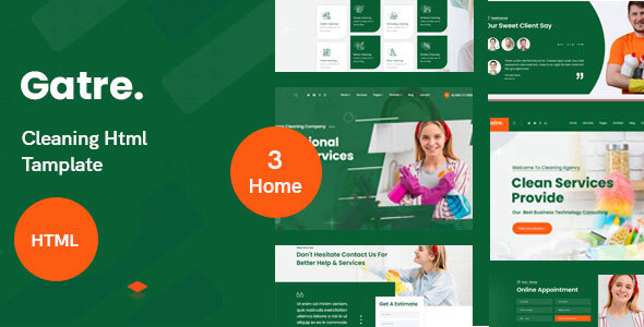 Gatre - Cleaning HTML5 Template