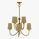 Chandelier Antique Nickel - 3DOcean Item for Sale