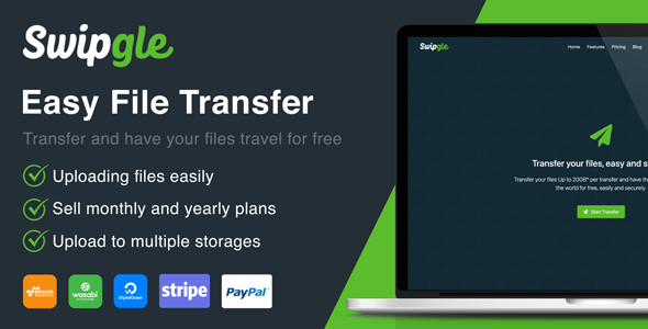 Swipgle - Easy File Transfer (SAAS)