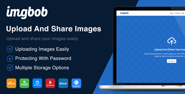 Imgbob - Upload And Share Images Platform