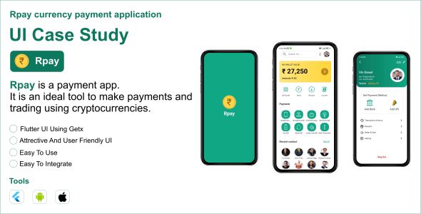 Rpay Money Transfer Flutter UI App