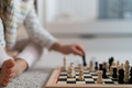 Little child plays chess with father - PhotoDune Item for Sale