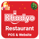 Khadyo Restaurant Software - Online Food Ordering Website with POS - CodeCanyon Item for Sale