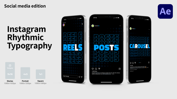 Instagram Rhythmic Typography | Reels / Shorts / Tik Tok alt