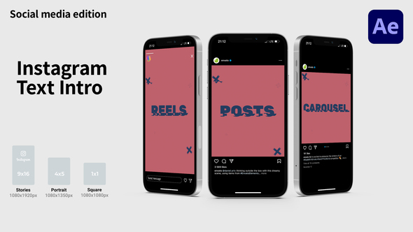 Instagram Text Intro | Reels / Shorts / Tik Tok alt