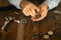 Closeup of a professional watchmaker - PhotoDune Item for Sale