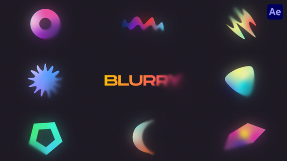 Blurry Shape Animations