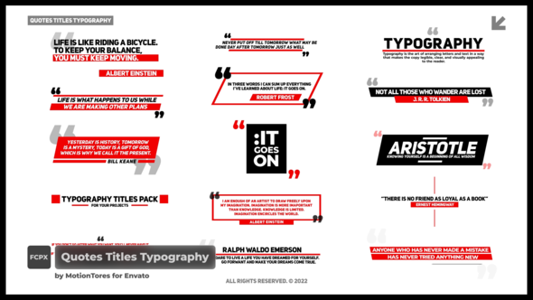 Quotes Titles \ FCPX