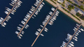 Aerial top view of boats and yachts in modern marina. - PhotoDune Item for Sale