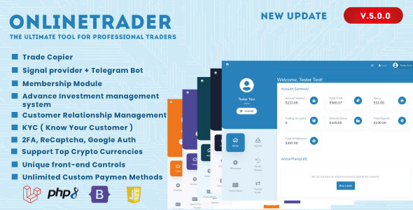OnlineTrader - The ultimate tool for professional traders