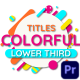 Colorful Line Titles & Lower Third - VideoHive Item for Sale