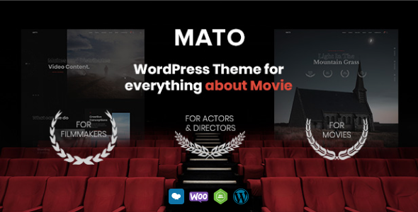 Mato - Tema de WordPress para estudios de cine y cineastas