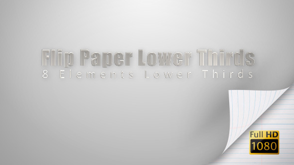Flip Paper Lower Thirds alt