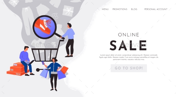 Online Store Landing Page