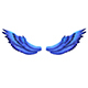 Fantasy Blue Wings - 3DOcean Item for Sale