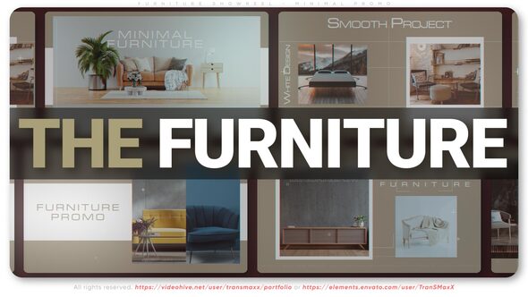 Furniture Showreel - Minimal Promo