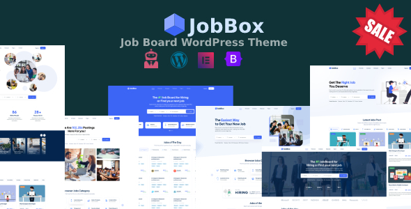 JobBox - Job Board & Career Portal Recruitment Agency WordPress Theme