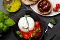Burrata cheese, various tomatoes and olives - PhotoDune Item for Sale