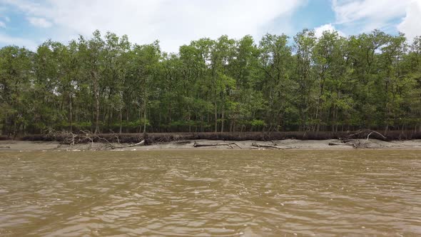 The Beaches at the most southern part of Borneo Island